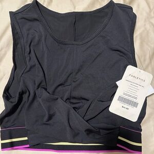 Fabletics front twist tank (size small)